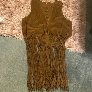 Sculls western fringe jacket